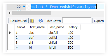 redshift aurora data aws glue using steps connection go details