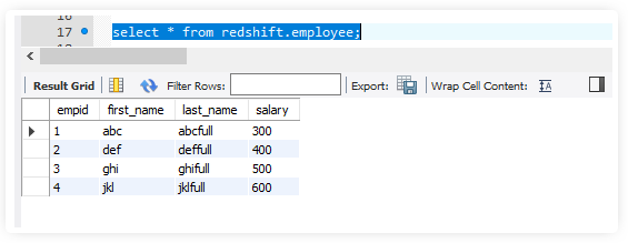 redshift create table as select
