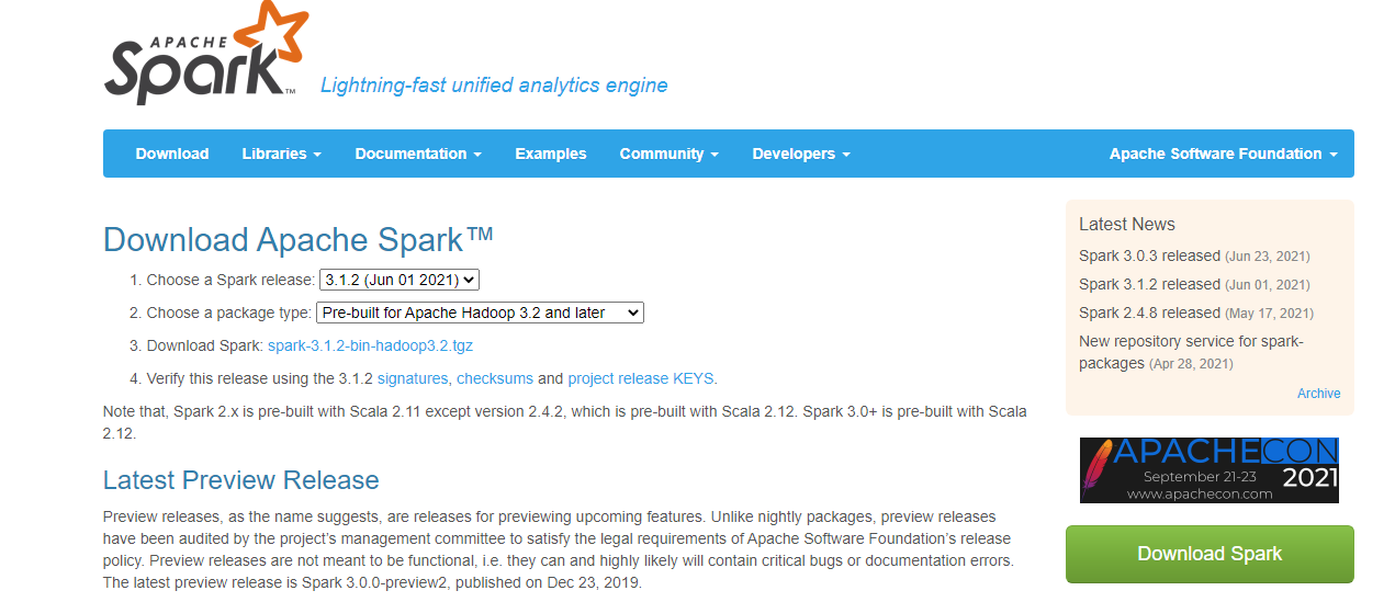 Spark Data Science:: Spark Download Page | Hevo Data