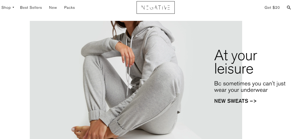 Negative Underwear  - Shopify Sites