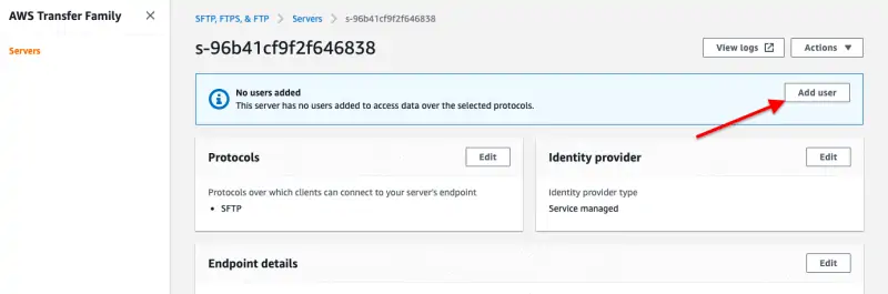 SFTP S3 Integration: Create User | Hevo Data
