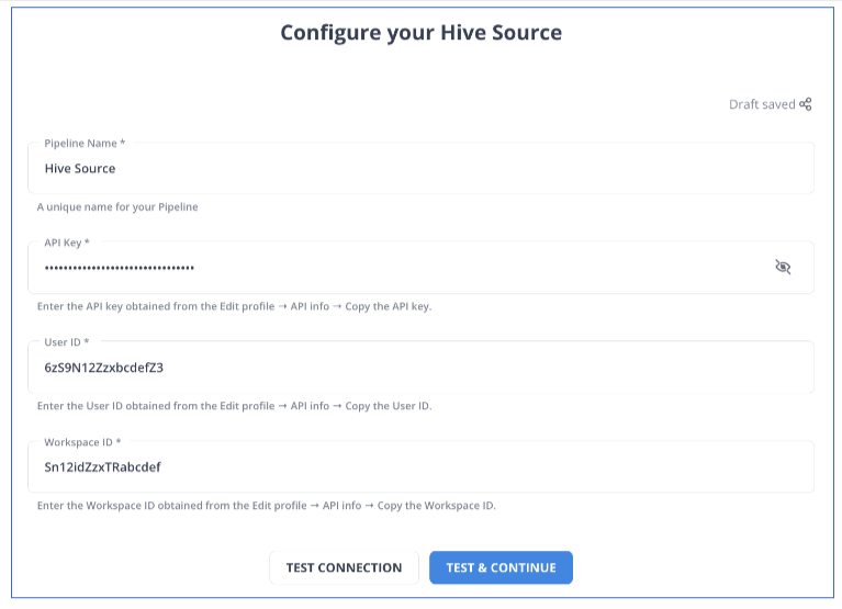 Configure Hive as a Source to Connect Hive to Redshift