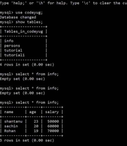 JSON to MySQL: Data Insertion In the MySQL Table