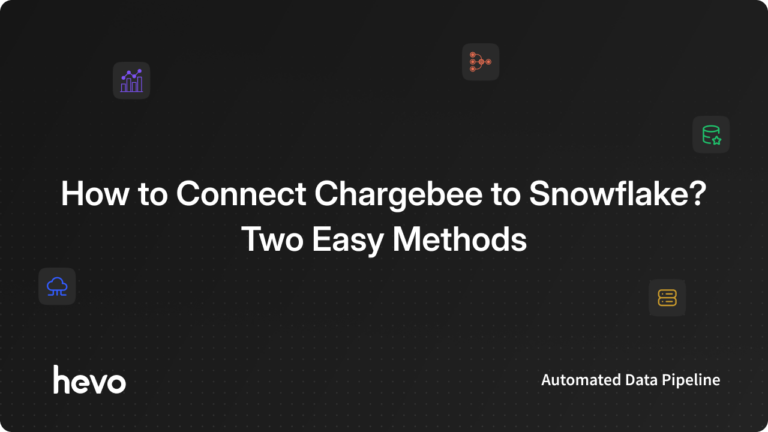 Chargebee to snowflake