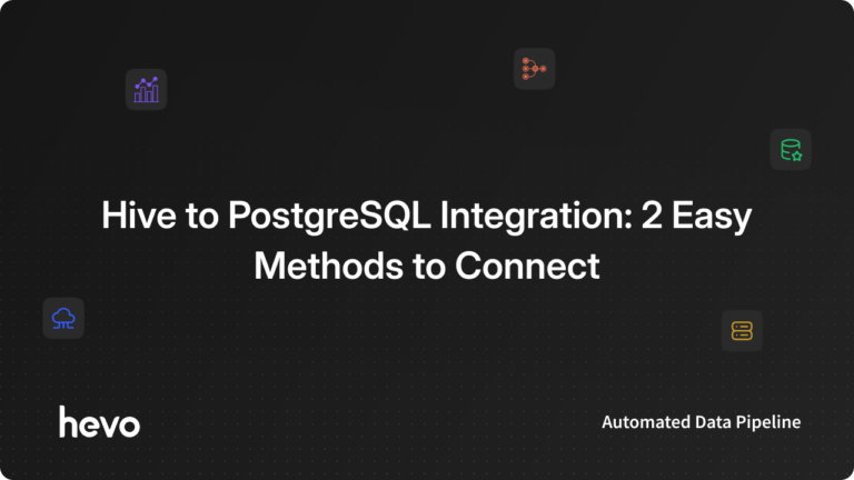 Hive to PostgreSQL FI