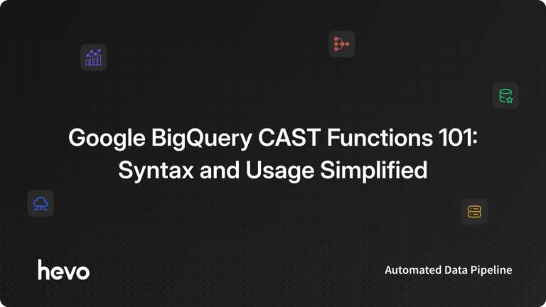 Google BigQuery Cast Functions