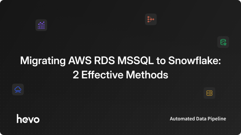 AWS RDS MSSQL to Snowflake